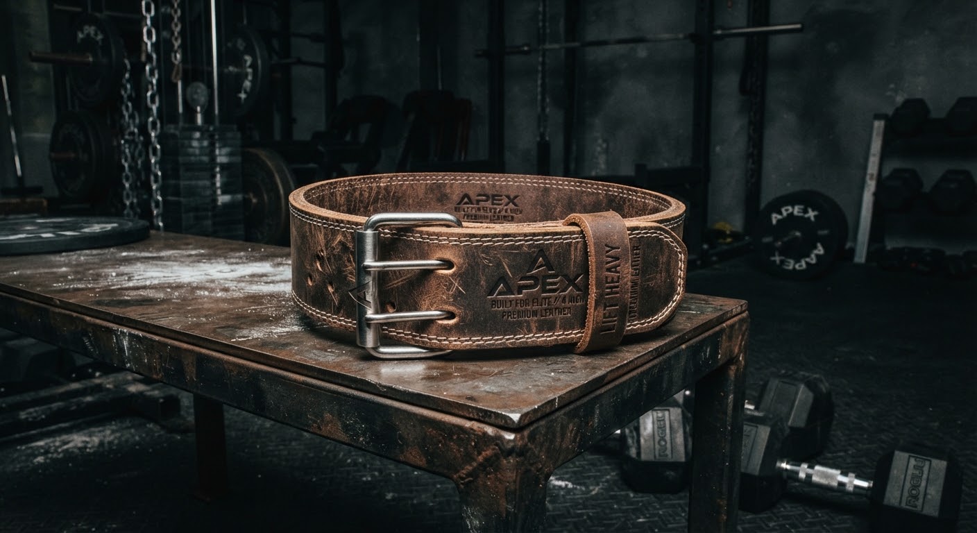 Apex Weightlifting Belt — Premium Leather